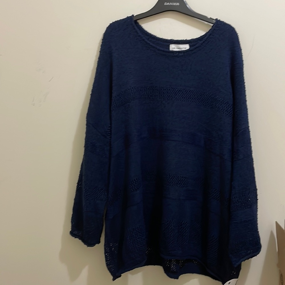 Liz Claiborne navy sweater (sz xxl)